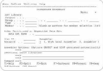 Средства разработки программ в ISPF/PDF